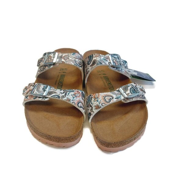 Birkenstock Sydney Vegan Birko-Flor Sandals Womens 10 Paisley Light Rose EU 41 - Picture 6 of 9